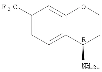 Molecular Structure of 1213657-96-5 ((R)-7-(TRIFLUOROMETHYL)CHROMAN-4-AMINE)